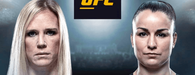 Rematch tussen Holly Holm en Raquel Pennington tijdens UFC 246 in Las Vegas