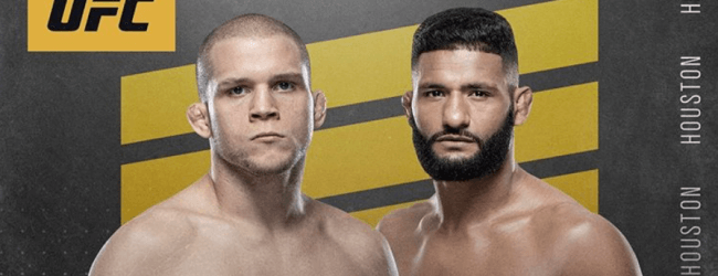 Alex Morono vecht voor eigen publiek tijdens UFC 247 in Houston tegen Dhiego Lima