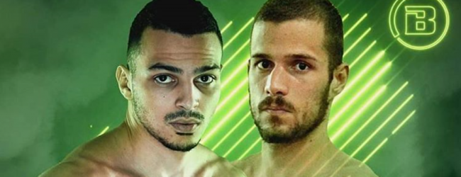 Ilias Bulaid vecht tweede MMA partij tijdens Bellator Dublin