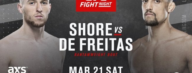 Ongeslagen Jack Shore treft Geraldo de Freitas tijdens UFC Londen