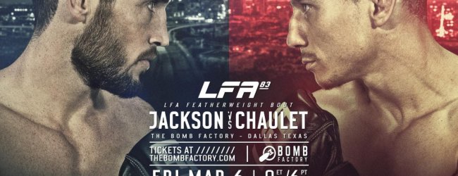 Damon Jackson vs. Mauro Chaulet is het Main Event van LFA 83 in Dallas