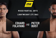Pieter Buist wint met split decision van Eduard Folayang tijdens ONE Fire & Fury