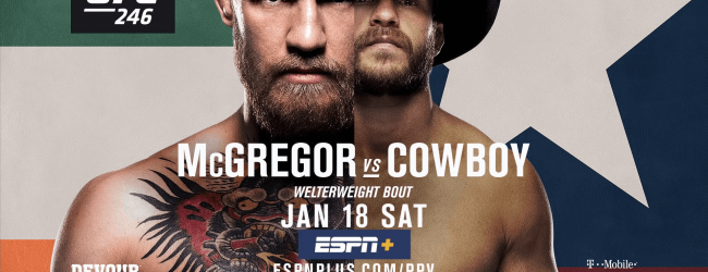Uitslagen : UFC 246 : McGregor vs. Cowboy