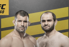 BJJ wizard Rodolfo Vieira treft Saparbeg Safarov tijdens UFC 248 in Las Vegas