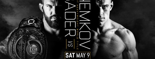 Ryan Bader verdedigt Bellator Light-Heavyweight titel tegen Vadim Nemkov