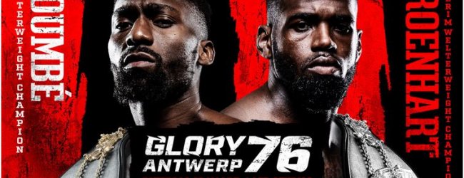 Nieuwe partijen GLORY 76 in Antwerpen (inclusief Zouggary vs. Boynazarov)