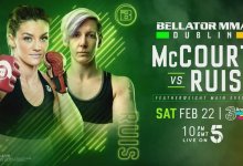 Leah McCourt vs. Judith Ruis is het nieuwe Main Event voor Bellator Dublin