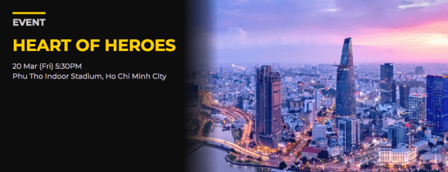 Ho Chi Minh City krijgt bezoek van ONE: Heart of Heroes