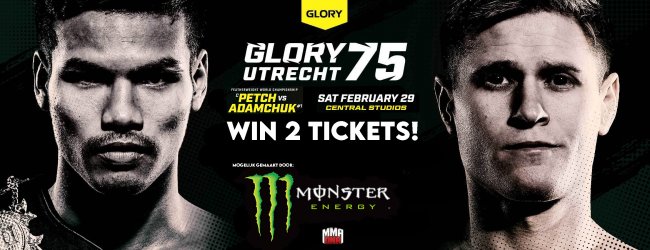 Win 2 kaarten voor GLORY 75 in Utrecht!!