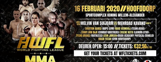 Uitslagen : WFL MMA : Van Suijdam vs. Kavand
