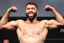 Andrei Arlovski treft Tanner Boser tijdens UFC evenement op 3 oktober
