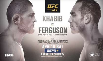 New York verbiedt UFC 249: Khabib vs. Ferguson
