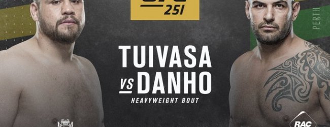 Tai Tuivasa keert terug tijdens UFC 251 in Perth tegen Jarjis Danho