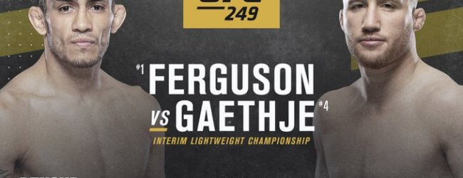 Interim Lightweight titel op het spel tussen Tony Ferguson en Justin Gaethje tijdens UFC 249