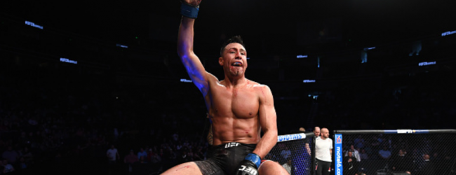 Chris Gutierrez vs. Luke Sanders op 1 augustus tijdens UFC evenement