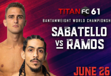 Uitslagen : Titan FC 61 : Sabatello vs. Ramos