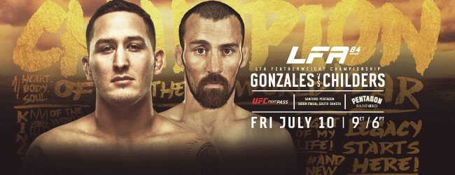 Uitslagen : LFA 84 : Gonzales vs. Childers