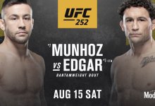 UFC verplaatst Munhoz vs. Edgar naar UFC 252