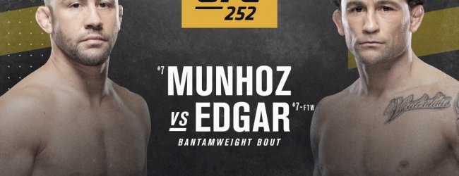 UFC verplaatst Munhoz vs. Edgar naar UFC 252