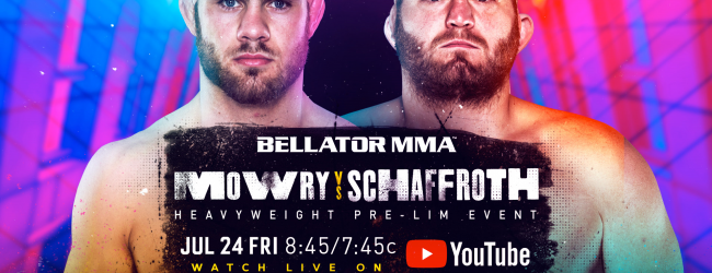 De ongeslagen Steve Mowry test positief op COVID-19, mist Bellator 242