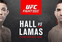 Ryan Hall vs. Ricardo Lamas gaat niet door