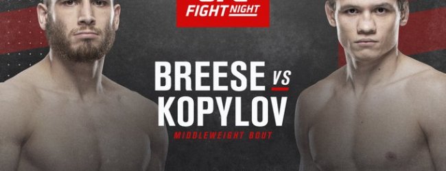 Tom Breese vs. Roman Kopylov toegevoegd aan UFC evenement op 3 oktober
