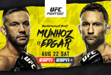 Uitslagen : UFC on ESPN 15 : Munhoz vs. Edgar