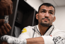 Mirsad Bektic treft Luiz Eduardo Garagorri tijdens UFC evenement op 26 september