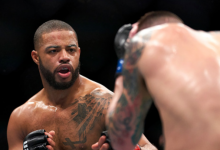 Trevin Giles vs. Bevon Lewis tijdens UFC evenement op 7 november