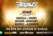 Uitslagen : Brave CF 42: Santella vs. Torres