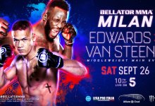 Uitslagen : Bellator Euro Series : Edwards vs. Van Steenis