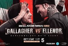 Uitslagen : Bellator Euro Series : Gallagher vs. Ellenor