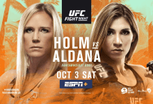 Uitslagen : UFC on ESPN 16 : Holm vs. Aldana