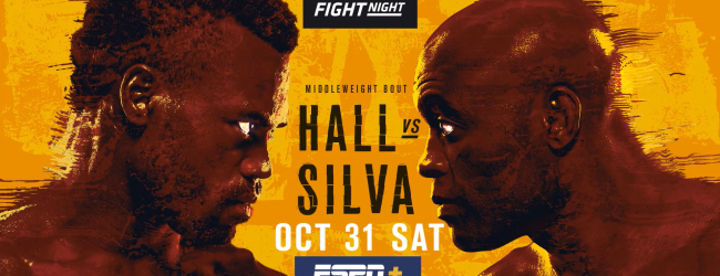 Uitslagen : UFC on ESPN+ 39 Las Vegas : Hall vs. Silva