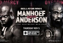 Uitslagen : Bellator 251 : Manhoef vs. Anderson