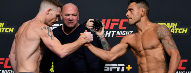 UFC Vegas 14 moet door met 10 partijen na twee gecancelde Main Card gevechten