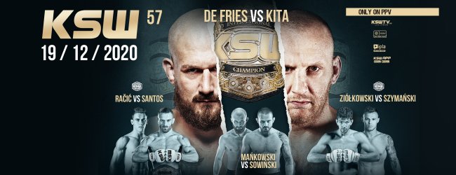 Uitslagen : KSW 57 : De Fries vs. Kita