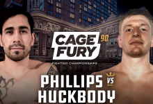 Uitslagen : CFFC 90 : Phillips vs. Huckbody