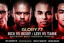 Uitslagen : GLORY 77 : Heavyweight Tournament Champion