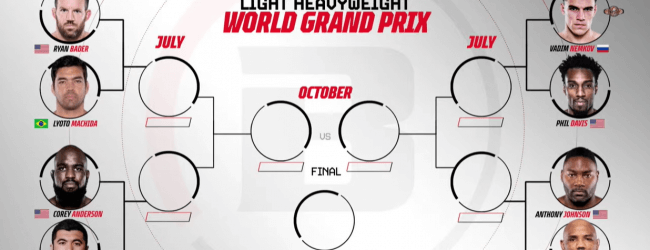 Bellator kondigt vier evenementen aan waaronder de Light-Heavyweight Grand Prix