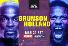 Uitslagen : UFC on ESPN 21 Las Vegas : Brunson vs. Holland