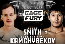 Uitslagen : CFFC 95 : Smith vs. Kamchybekov