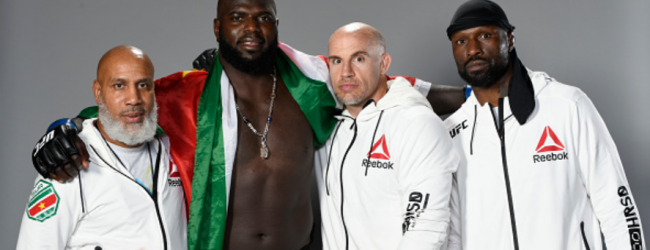 Jairzinho Rozenstruik treft Augusto Sakai tijdens het Main Event op 5 juni