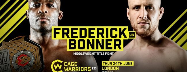 Uitslagen : Cage Warriors 123 : Frederick vs. Bonner