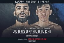 Uitslagen : LFA 110 : Johnson vs. Horiuchi