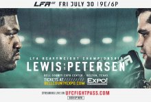 Uitslagen : LFA 113 : Lewis vs. Petersen