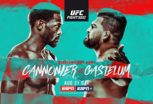 Uitslagen : UFC on ESPN 29 Las Vegas : Cannonier vs. Gastelum