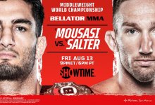 Uitslagen : Bellator 264 : Mousasi vs. Salter