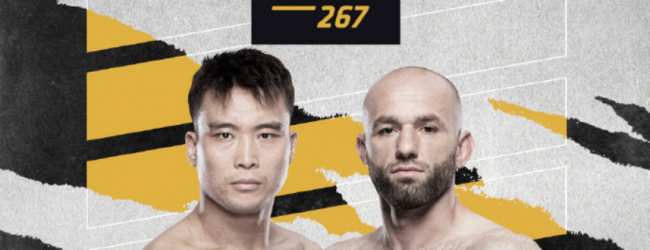 Nieuwe poging voor Hu Yaozong vs. Alen Amedovski, ditmaal tijdens UFC 267 in Abu Dhabi