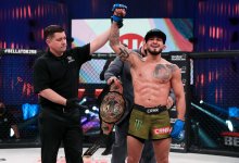 Sergio Pettis verdedigt Bantamweight titel tegen Kyoji Horiguchi tijdens Bellator 272